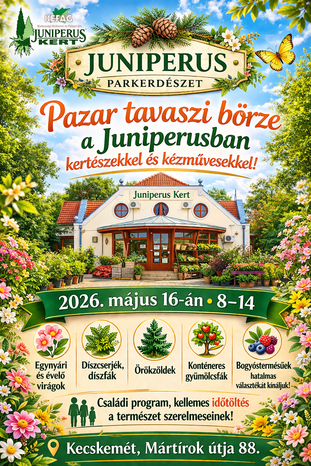 Pünkösdi vásár a Juniperusban – megváltozott időpontban